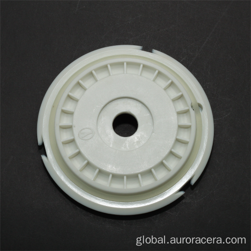 Chuck/centering disk for barmag textile machine